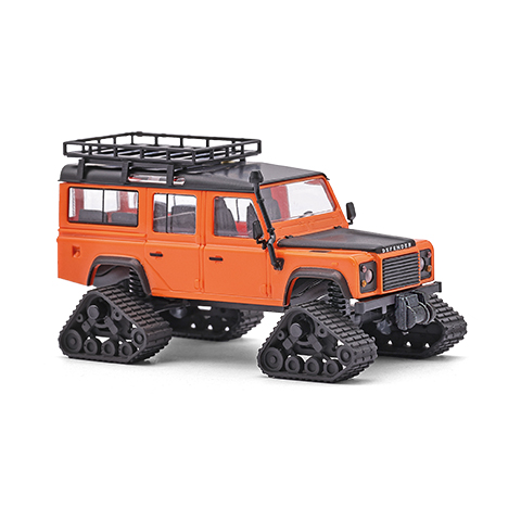 Land Rover Defender, mit Raupenantrieb