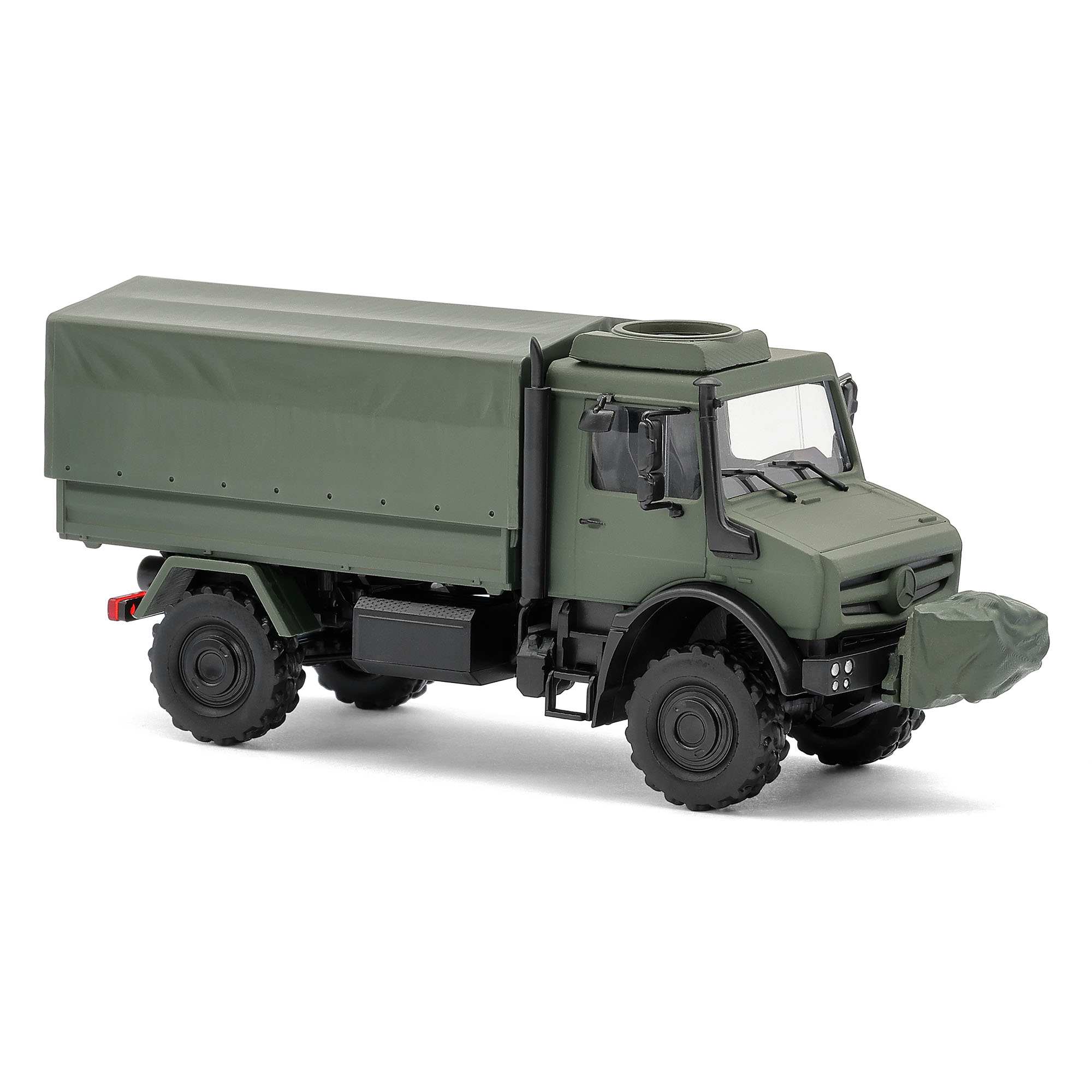 Mercedes-Benz Unimog U5023, Militär mit Seilwinde