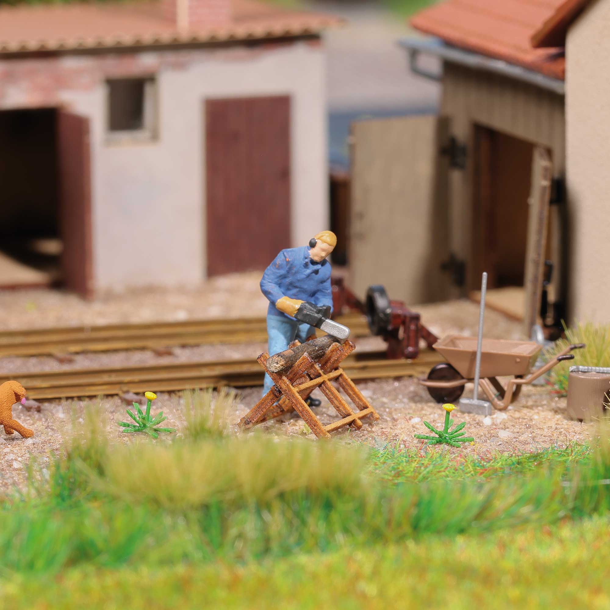 Action Set: Stammholz sägen