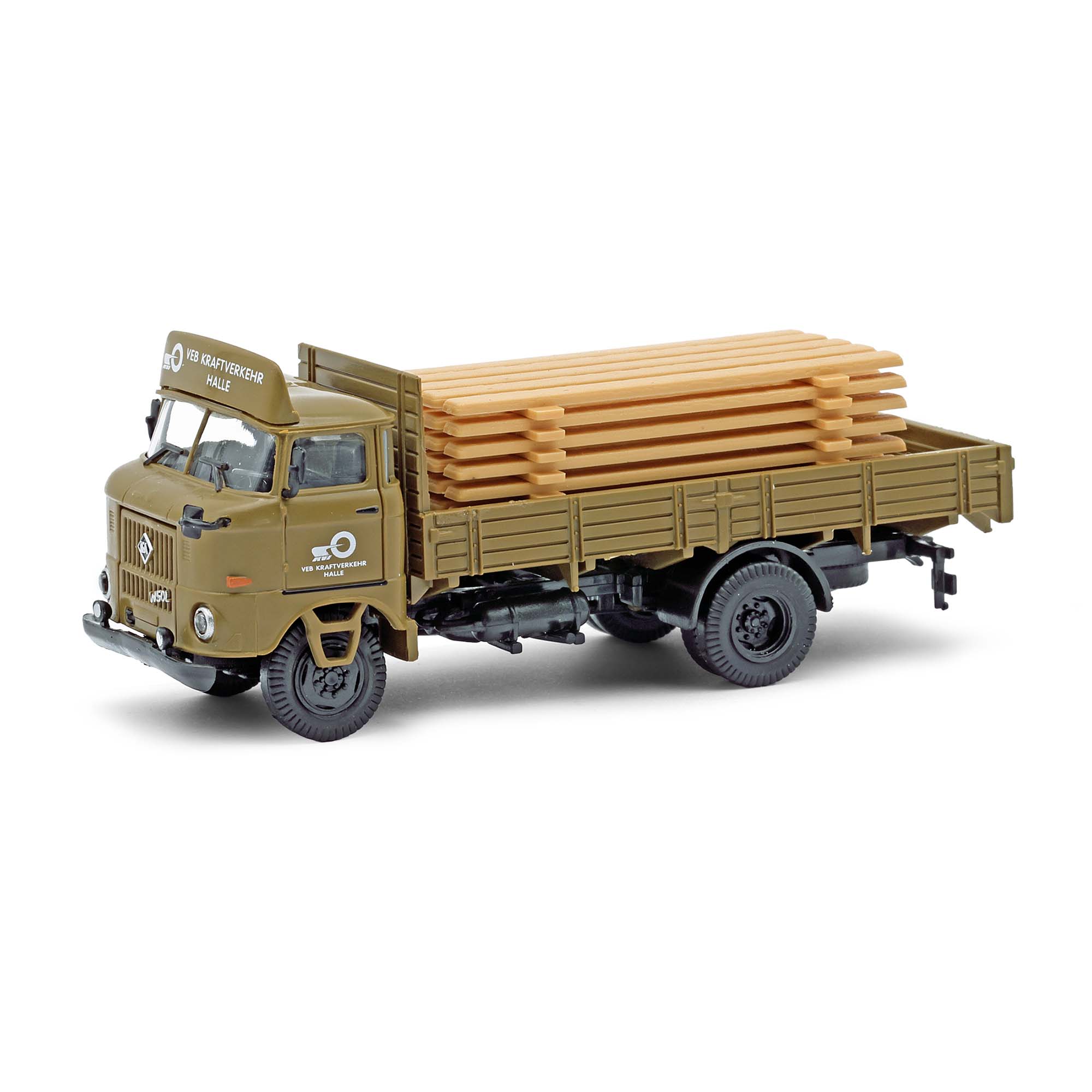 ESPEWE: IFA W50 L/SP ohne Plane mit Holzladung