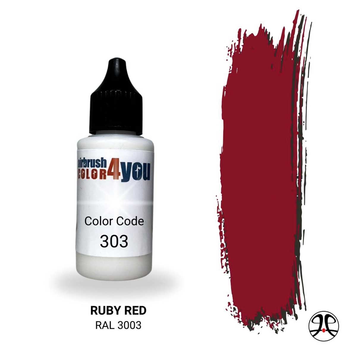 Acrylfarbe Rubinrot