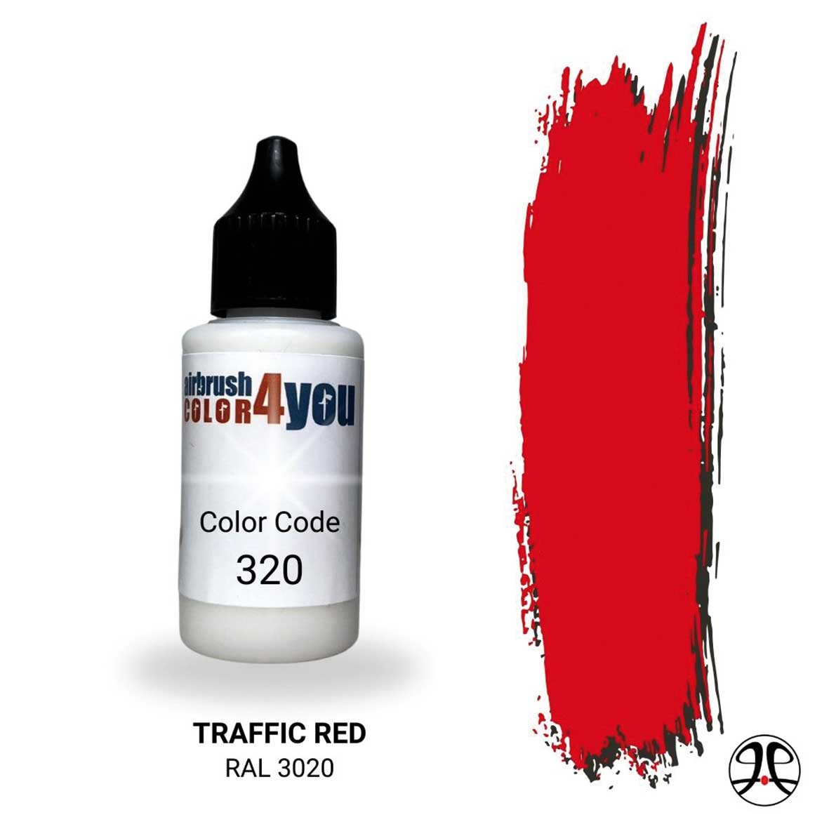 Acrylfarbe Verkehrsrot