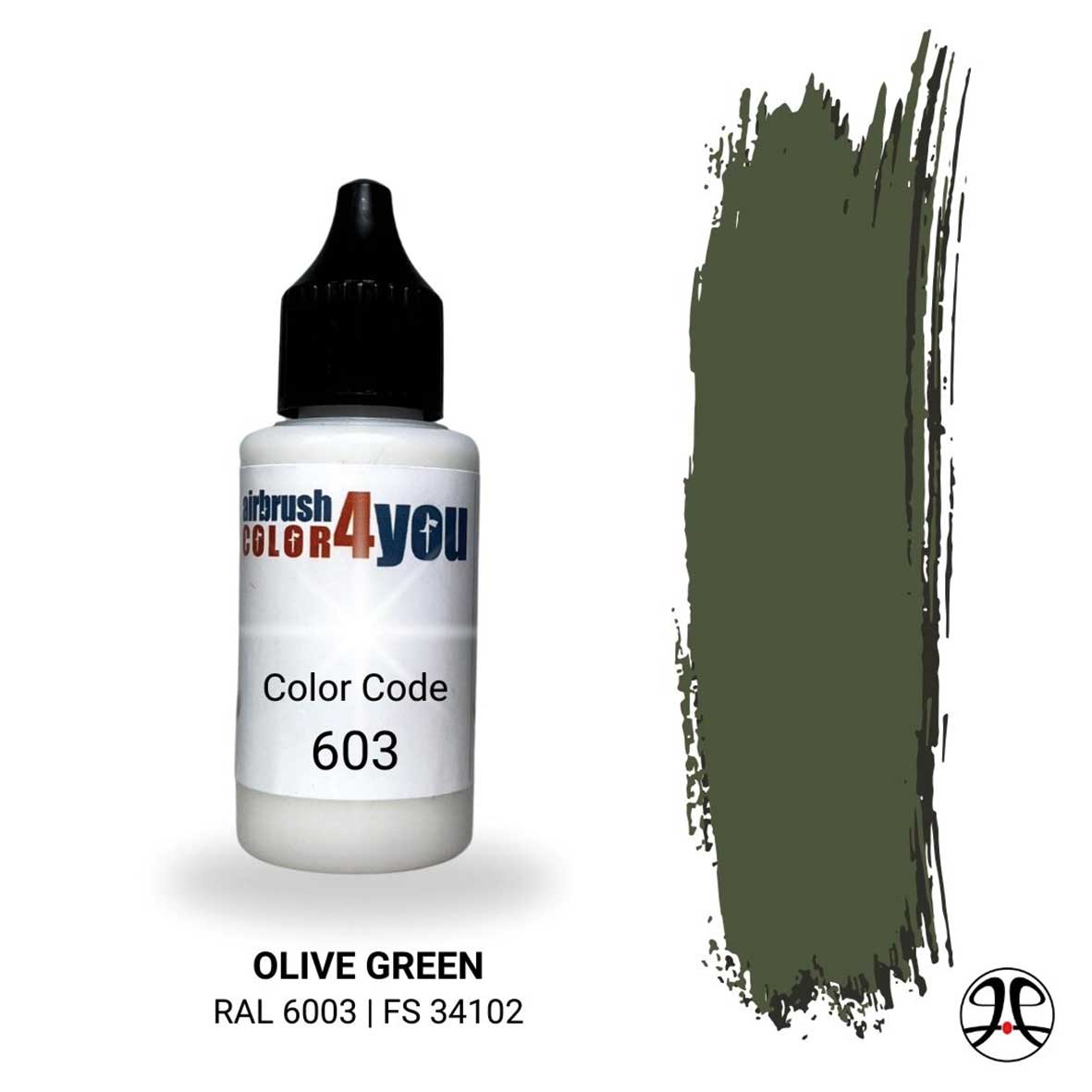Acrylfarbe Olivgrün