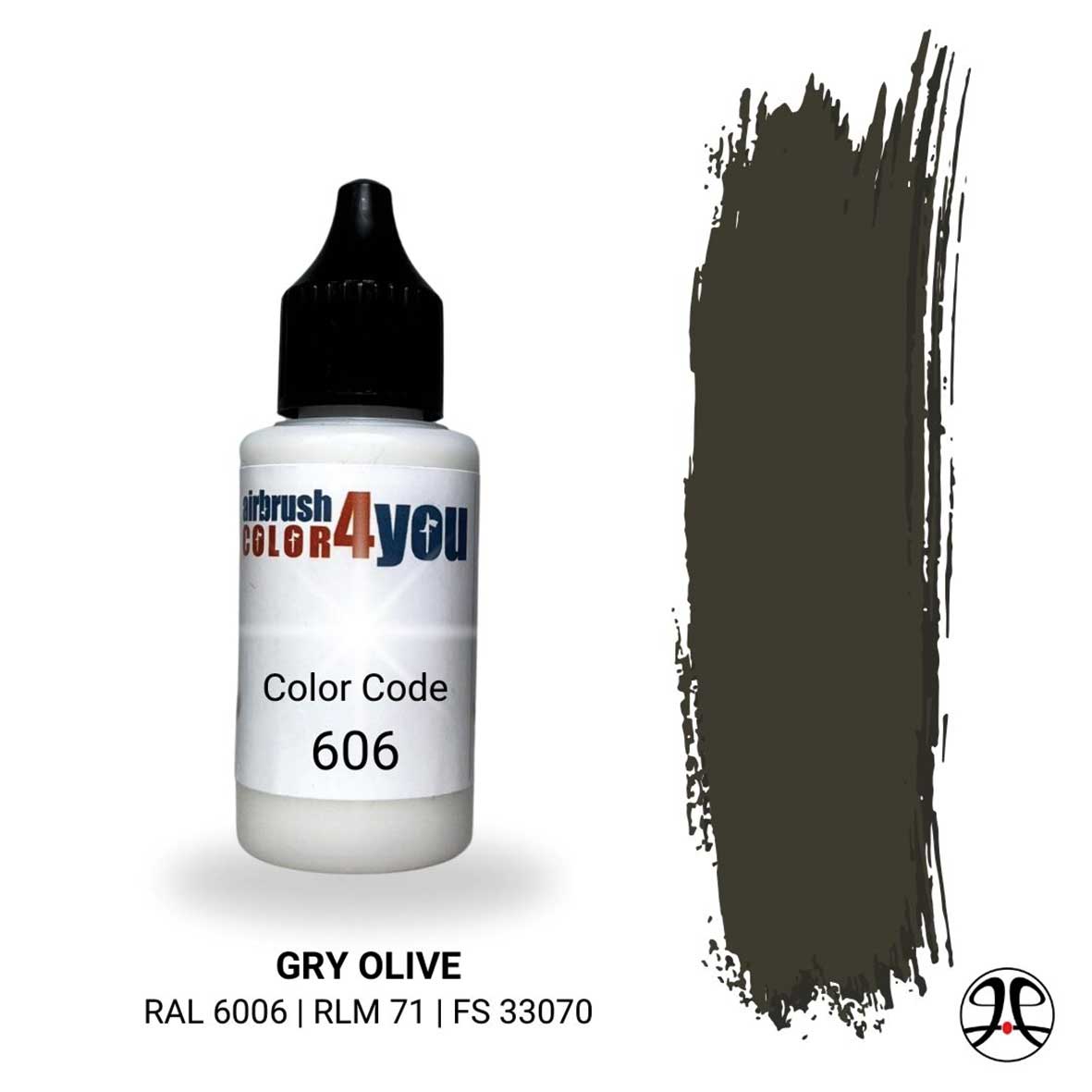 Acrylfarbe Grauoliv