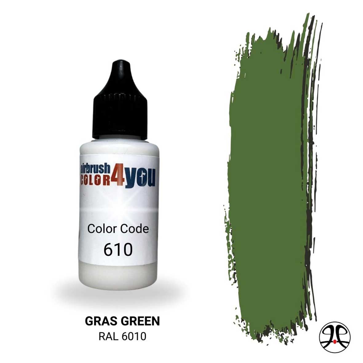 Acrylfarbe Grasgrün