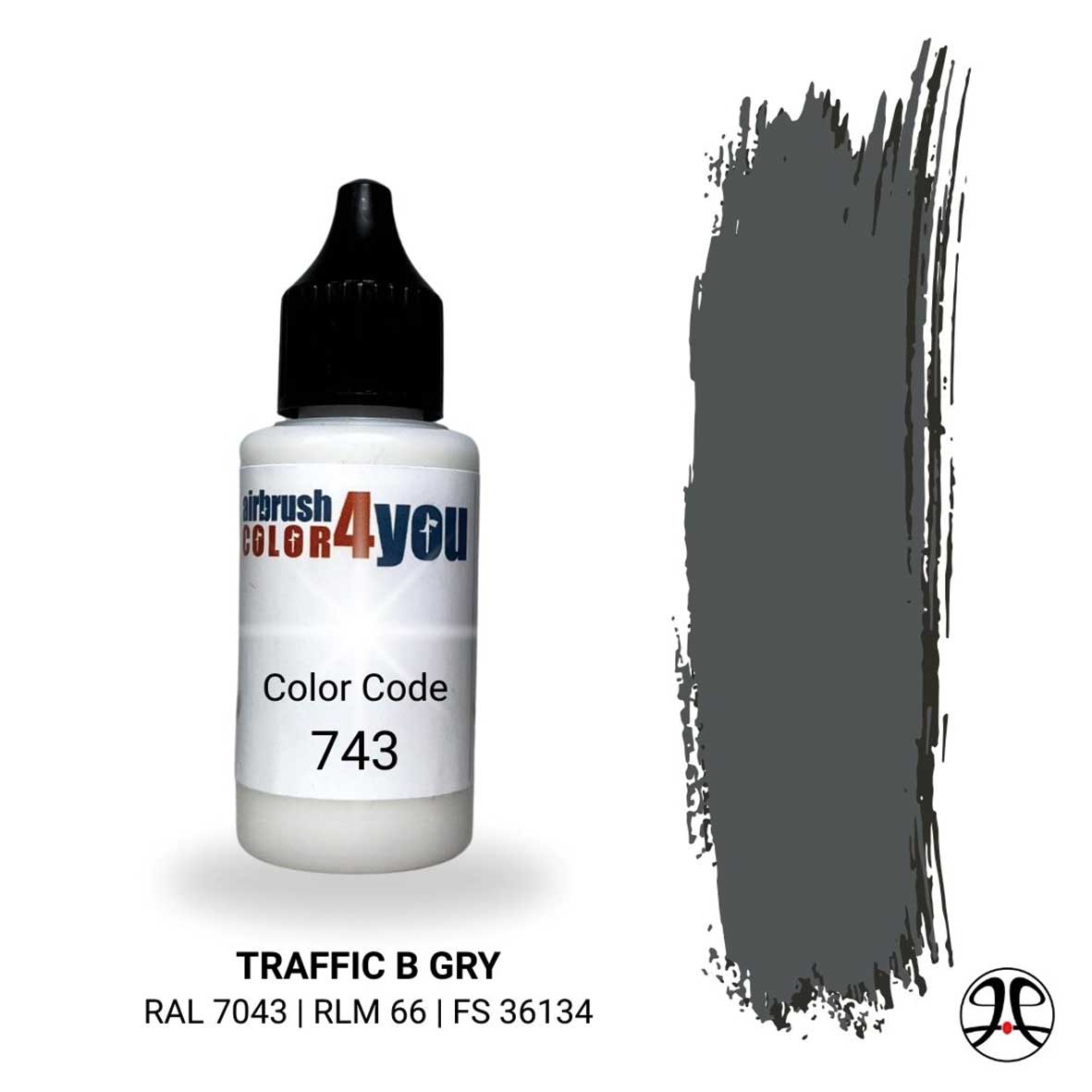 Acrylfarbe Verkehrsgrau B
