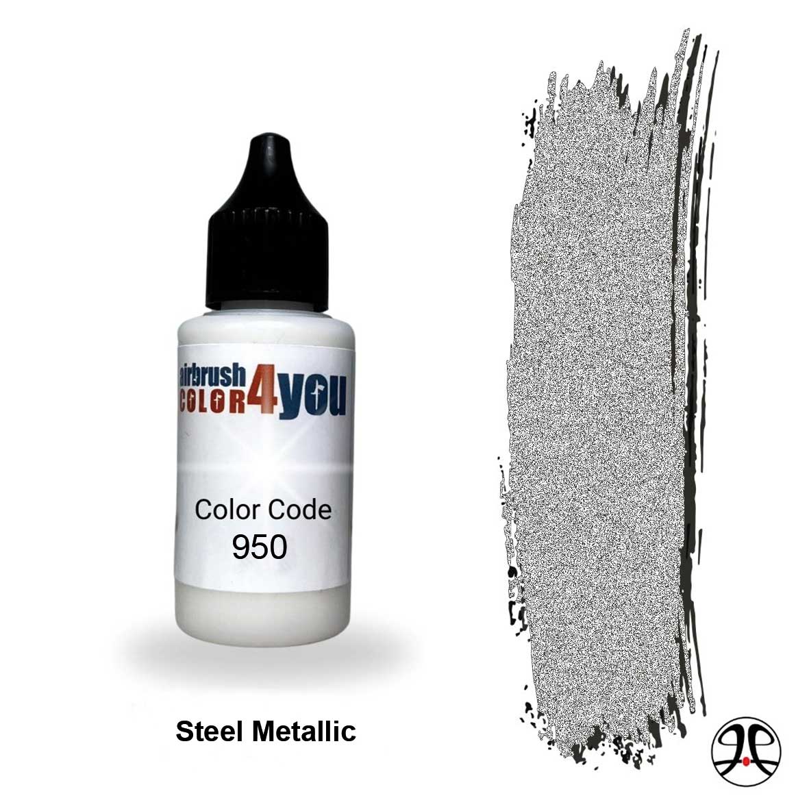 Acrylfarbe Stahl Metallic