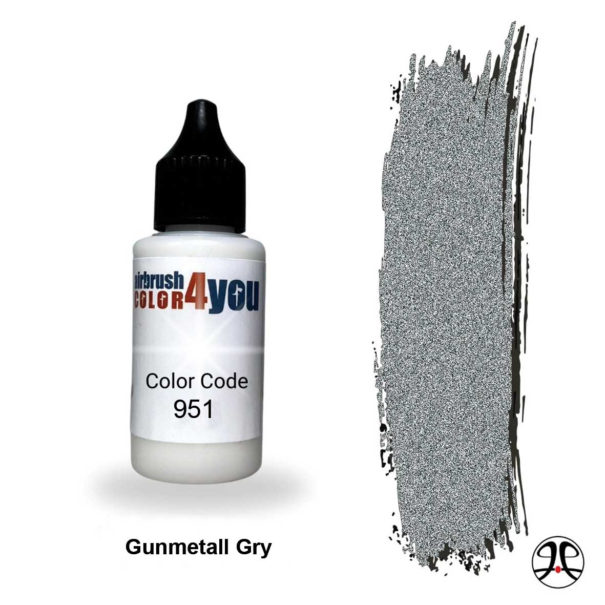 Acrylfarbe Waffen Metallic