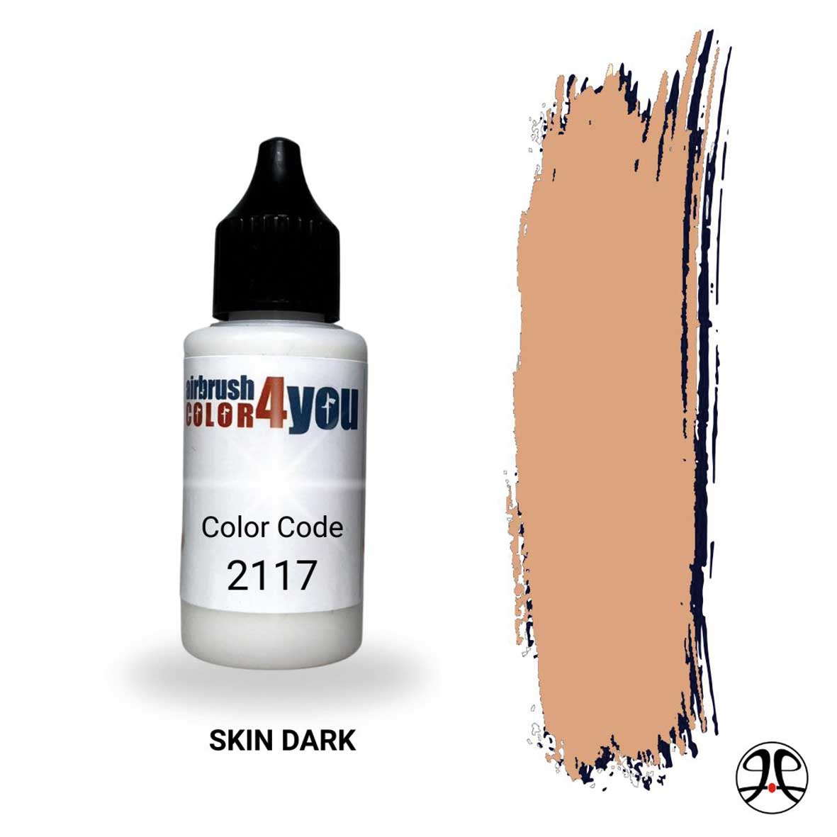 Acrylfarbe Dunkle Haut