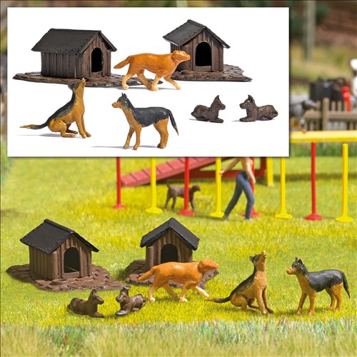 -4001738011975-Hunde-Set mit Hütten