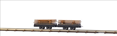 -4001738122183-Zwei Wagen mit Bretterladung