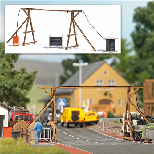 -4001738013757-Kabelbrücke mit Baustromverteiler