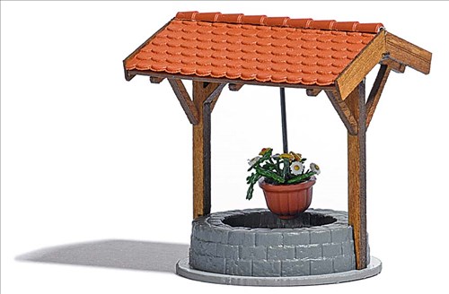 -4001738015249-Brunnen mit Blumenampel
