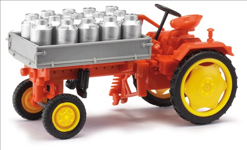210005001-MH: Traktor RS09 Pritsche + Milchkannen-4260458431375
