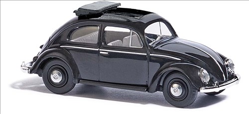 52942-VW Käfer m. Brezelfen.u. Stoffdach, schw-4001738529425