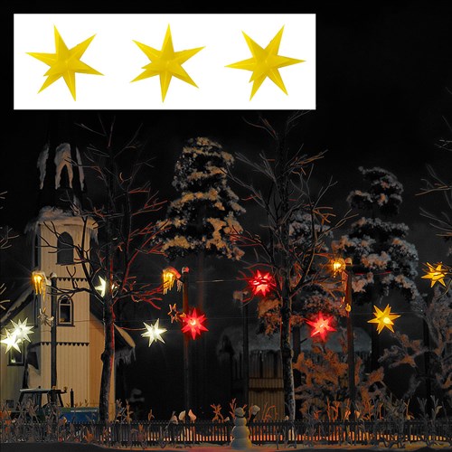 -4001738054156-Drei gelb leuchtende Weihnachtssterne