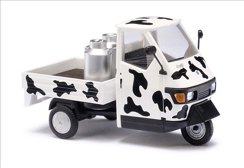 60004-Piaggio Ape 50 mit Kuhflecken M 1:43-4001738600049