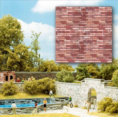 -4001738074253-2 Dekoplatten »Klinker rot«