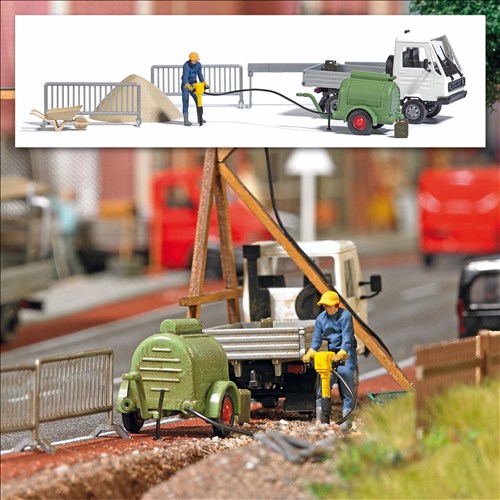 -4001738079043-Action Set: Kompressor mit Presslufthammer