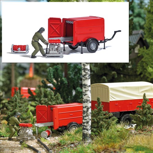 -4001738079623-Action Set: Schlauchanhänger mit Tragkraftspritze