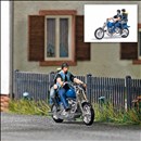 -4001738078602-Action Set: US Motorrad mit Bikerpärchen