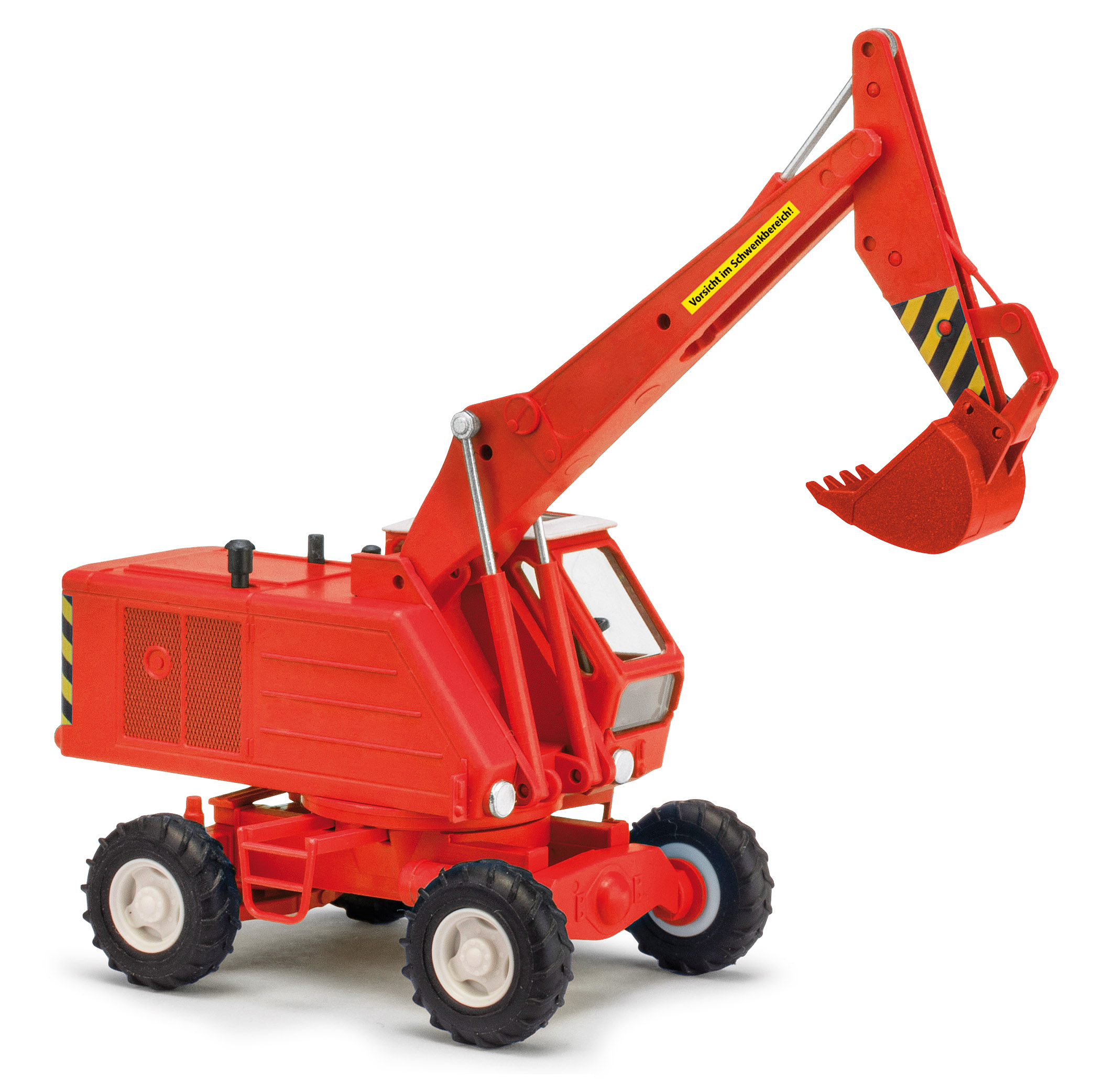 42894-Mobilbagger T174-1 mit Tieflöffel, Rot-4001738428940