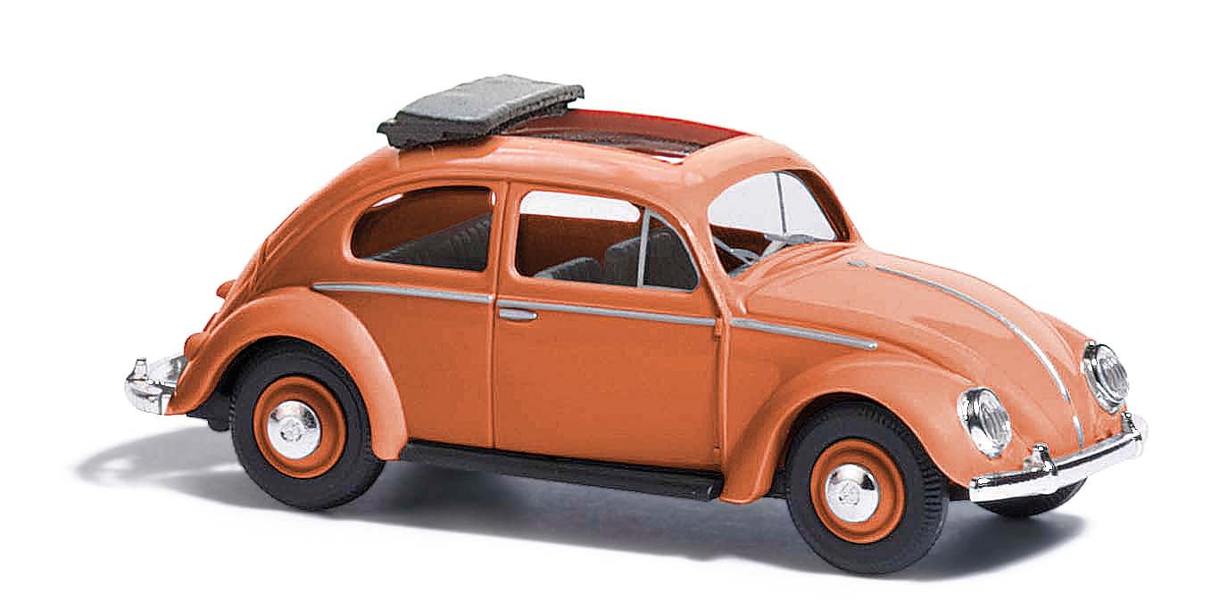 52953-VW Käfer mit Ovalfenster, Korallenrot-4001738529531